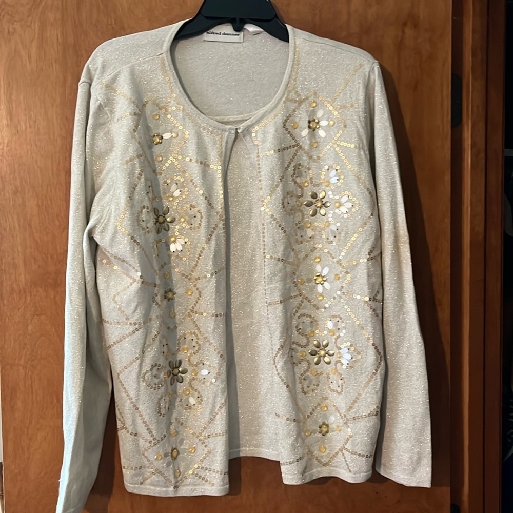 Alfred Dunner “Faux 2 piece “ top, XL